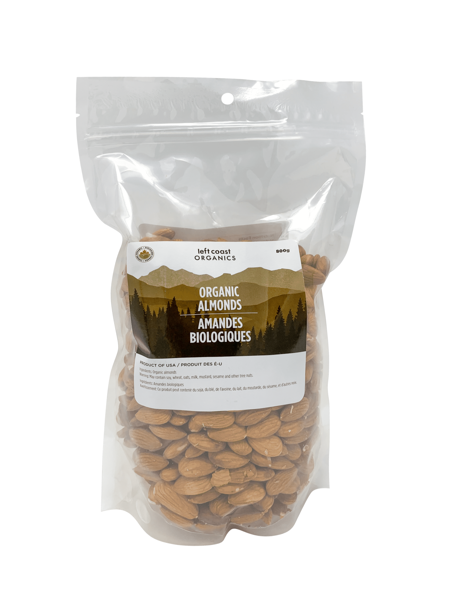 Organic Almonds Left Coast Organics