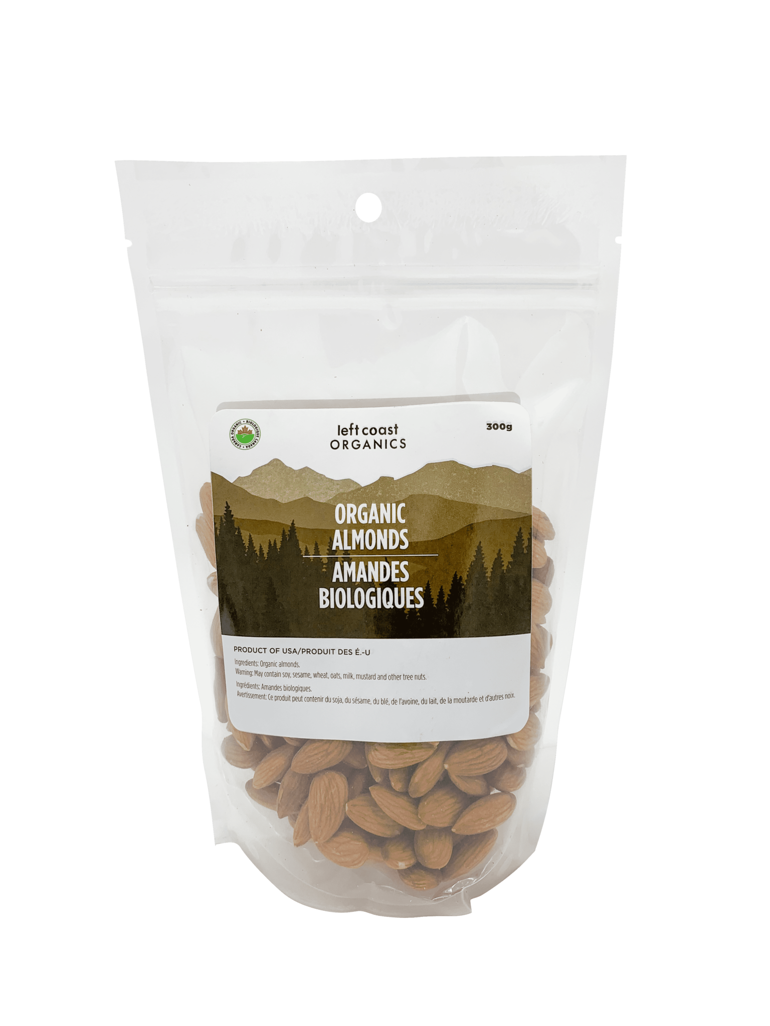Organic Almonds Left Coast Organics