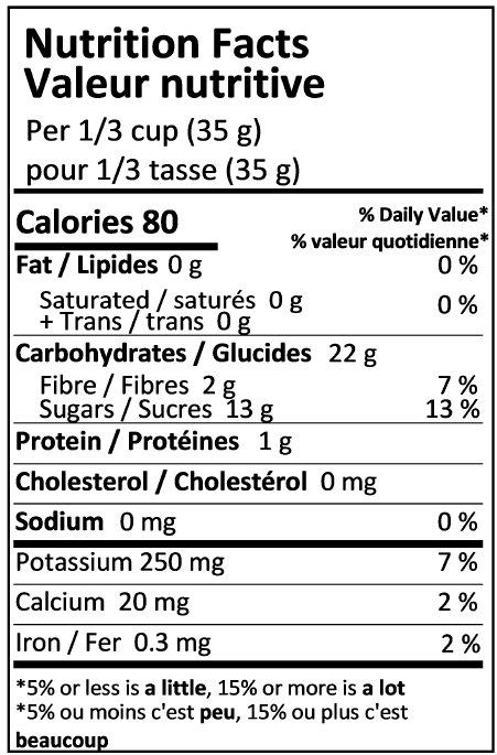 Nutrition Facts