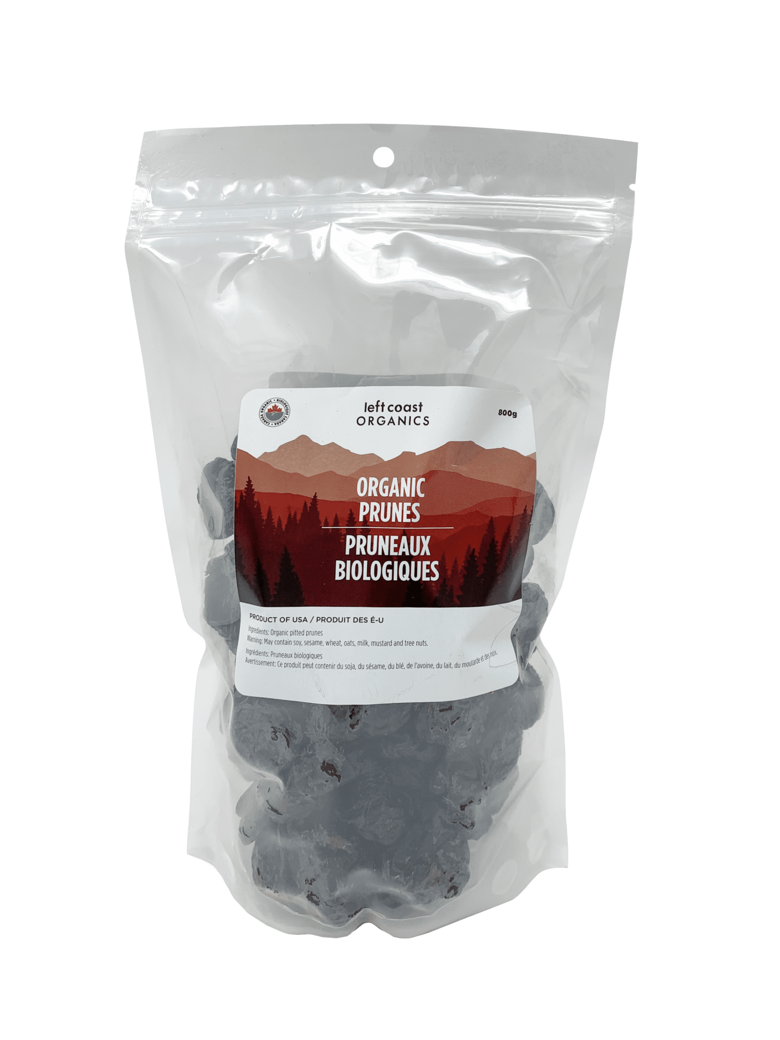 Organic Prunes Pitted Left Coast Organics