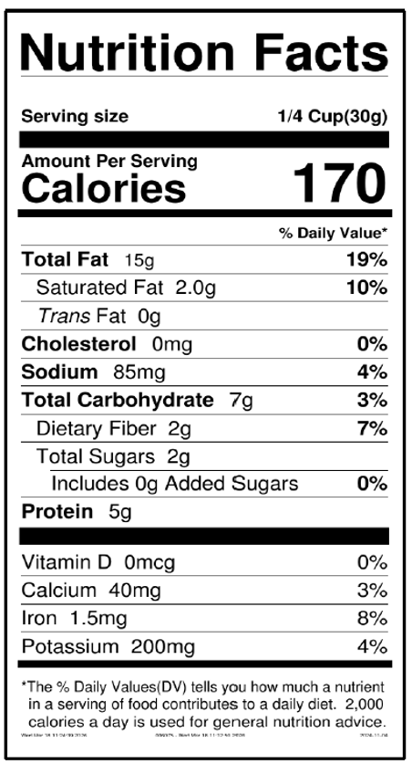 Nutrition Facts