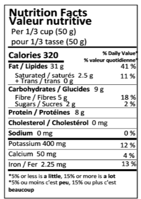 Nutrition Facts
